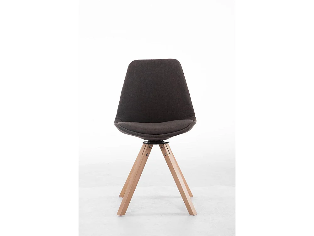 Eetkamerstoelen - Stof & natura - donkergrijs - Troyes