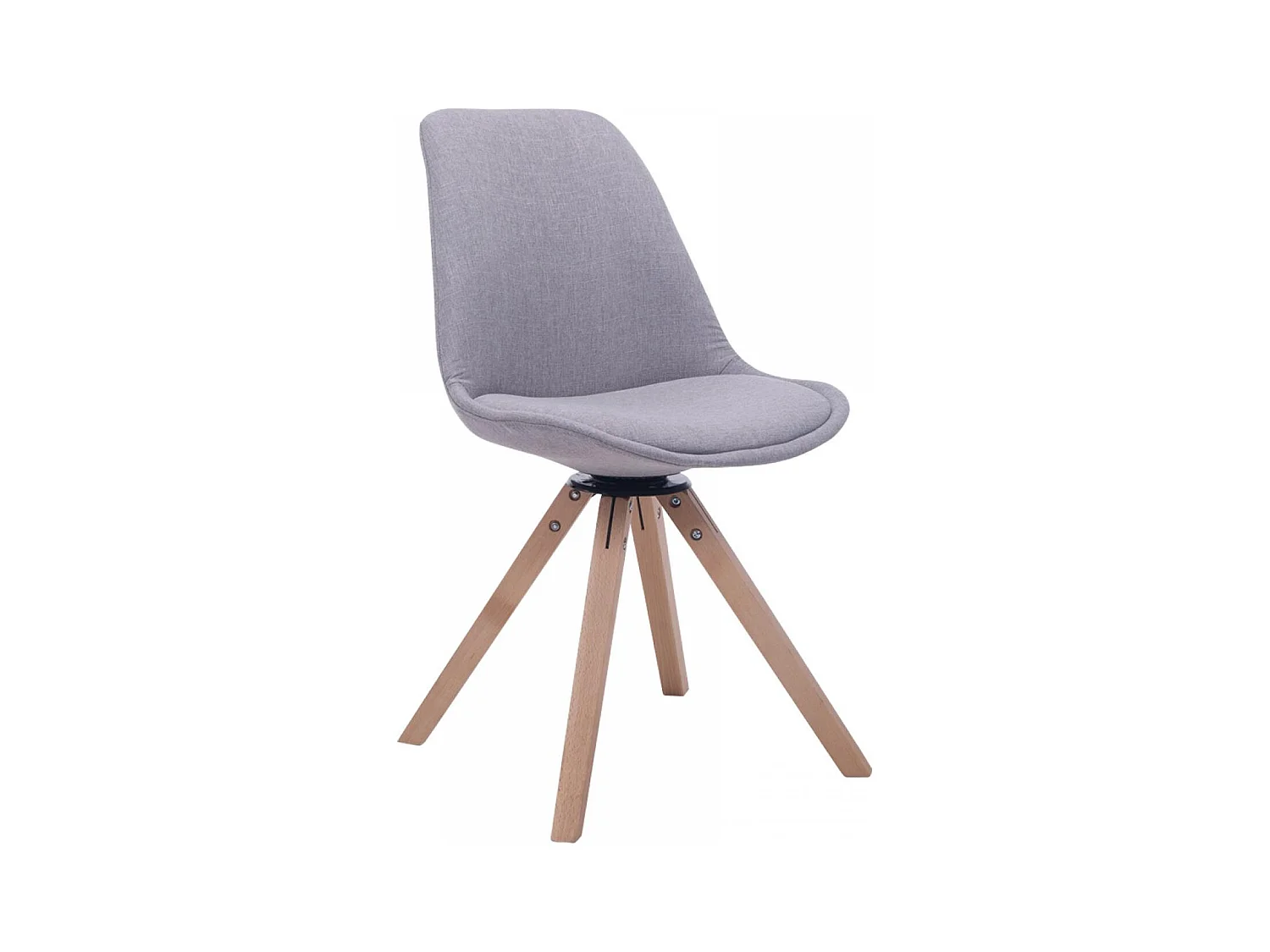 chaise salle à manger - Tissu & Nature - Gris - Troyes