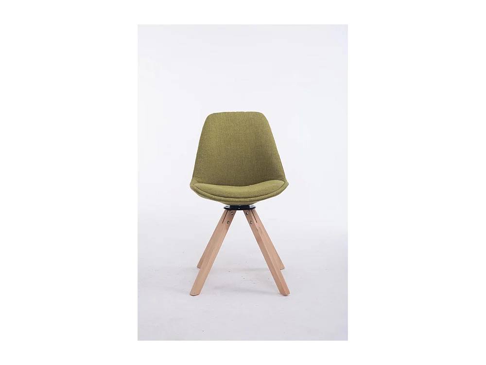 Eetkamerstoelen - Stof & natura - groen - Troyes
