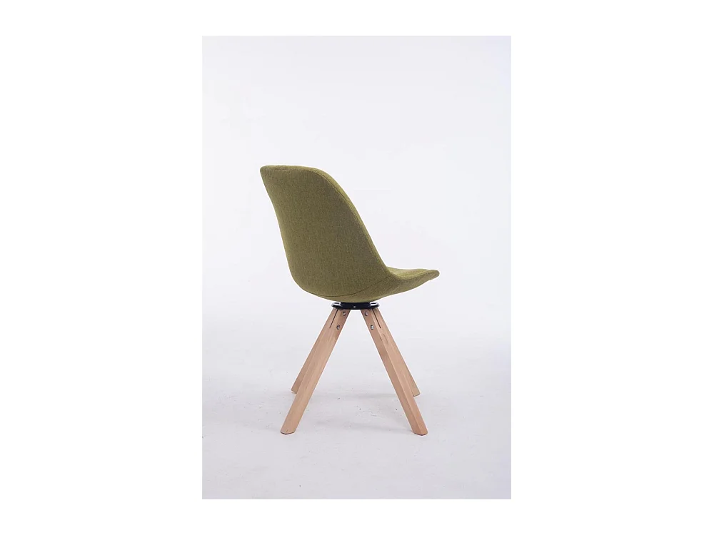 Eetkamerstoelen - Stof & natura - groen - Troyes