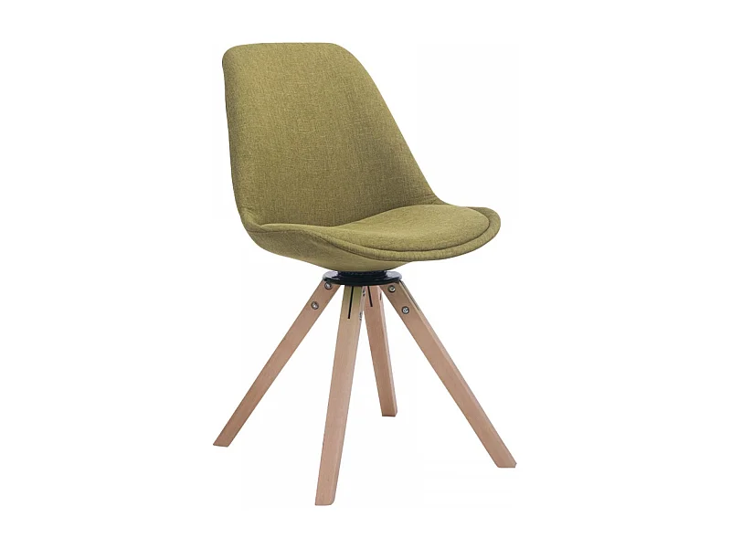 Eetkamerstoelen - Stof & natura - groen - Troyes