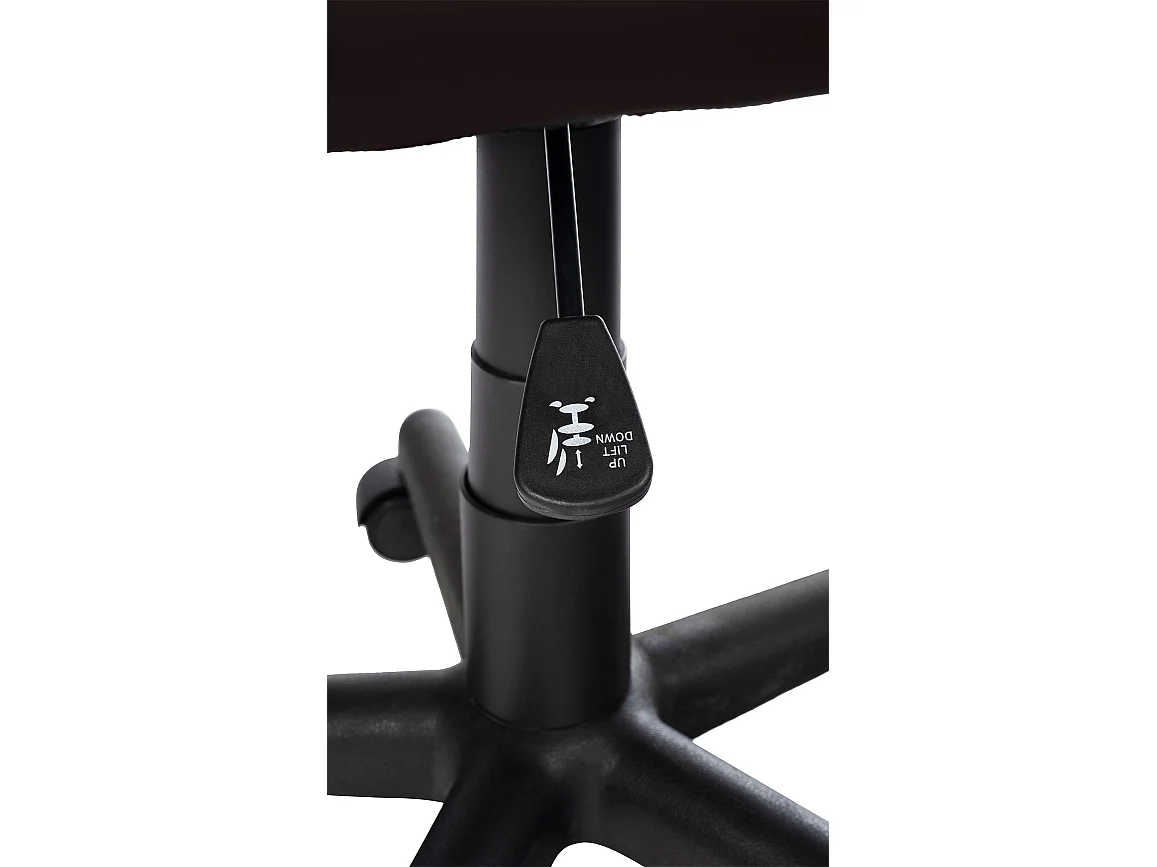 Tabouret de bureau - Similicuir - Marron - Farson