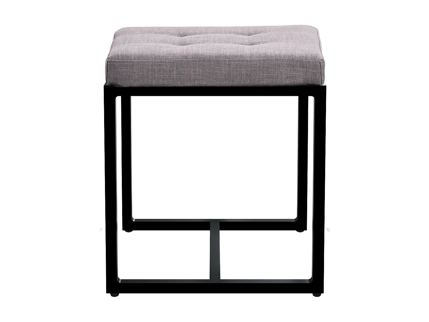 Tabouret - Tissu - Gris - Barci