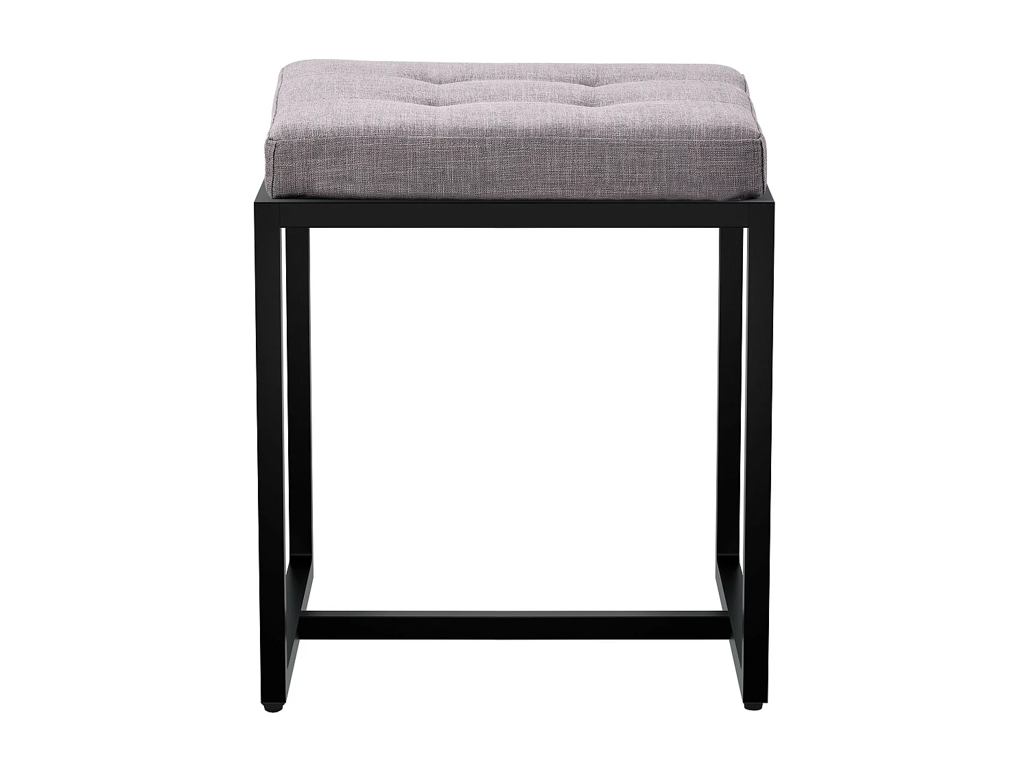 Tabouret - Tissu - Gris - Barci