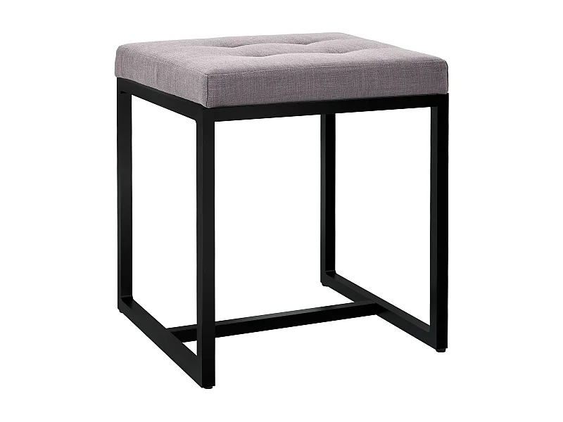 Tabouret - Tissu - Gris - Barci