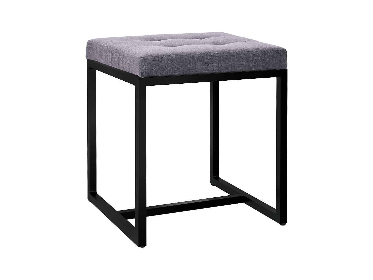 Tabouret - Tissu - Gris foncé - Barci
