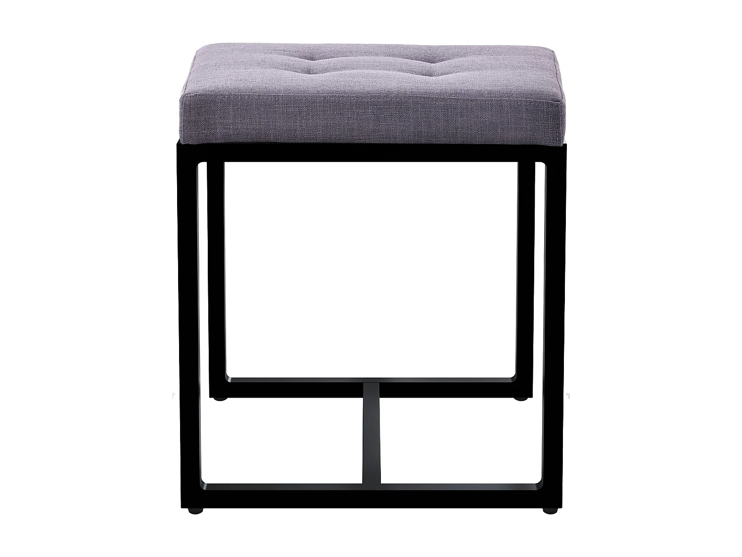 Tabouret - Tissu - Gris foncé - Barci