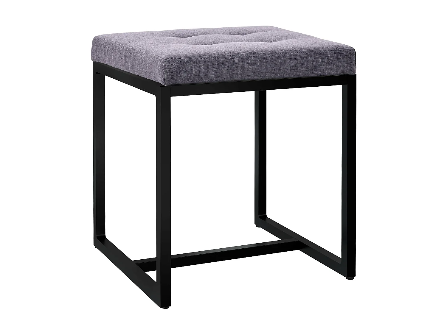 Tabouret - Tissu - Gris foncé - Barci