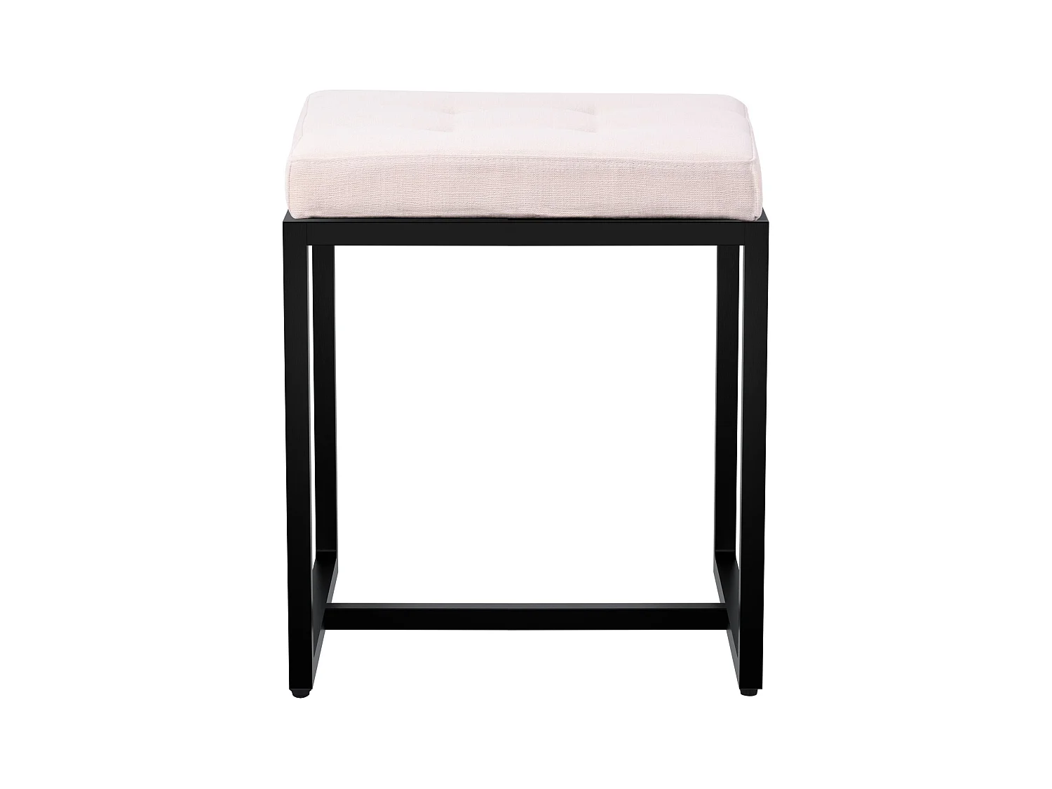 Tabouret - Tissu - Crème - Barci