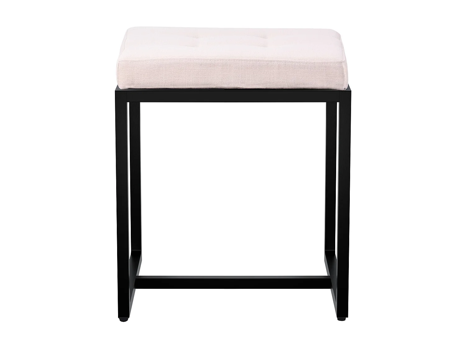 Tabouret - Tissu - Crème - Barci