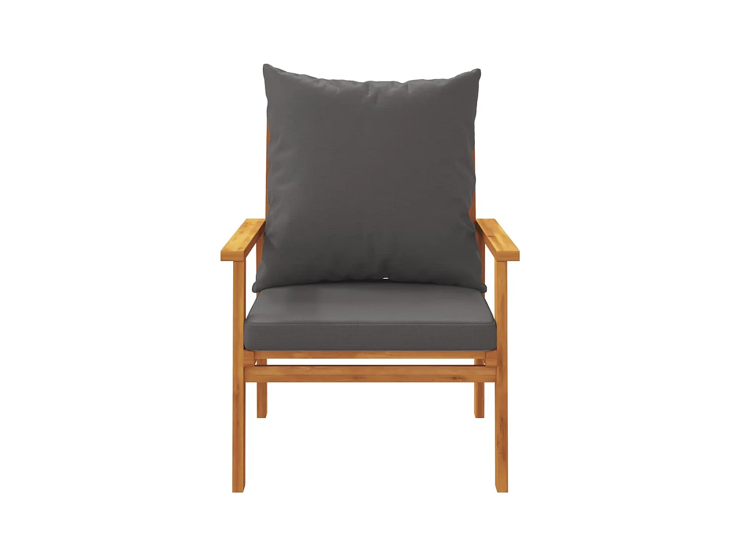 Tuinfauteuil 2 stukkenmet kussen massief acaciahout