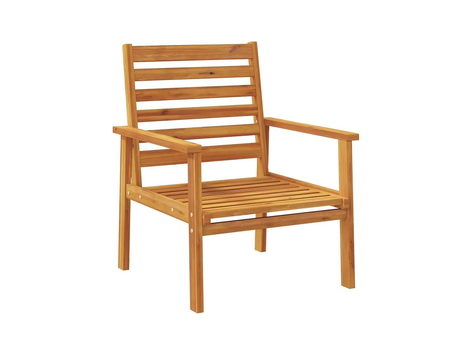 Tuinfauteuil 2 stukkenmet kussen massief acaciahout