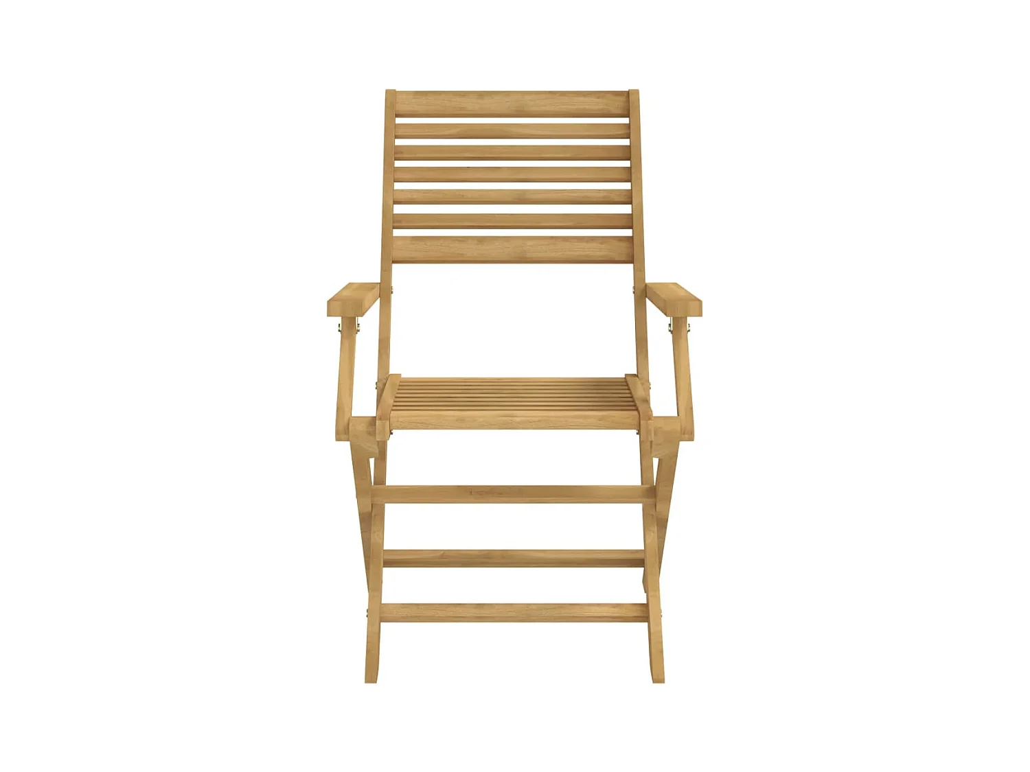 Chaises pliables de jardin lot de 6 bois massif d'acacia