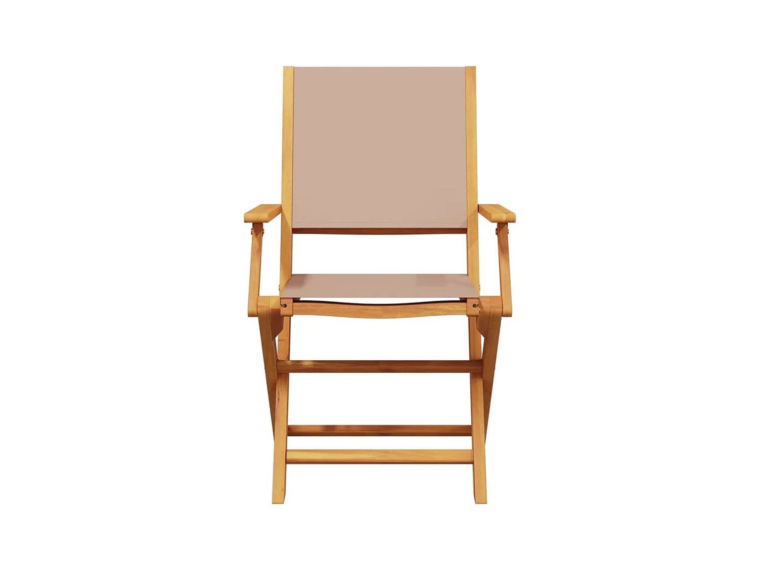 Cadeiras jardim dobráveis 6 peças tecido/madeira cinza-acastanhado