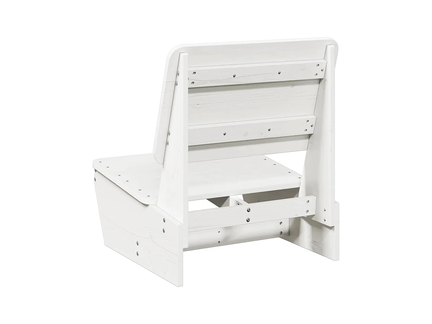 Cadeiras de jardim 2 peças 60x64x70,5 cm pinho maciço branco