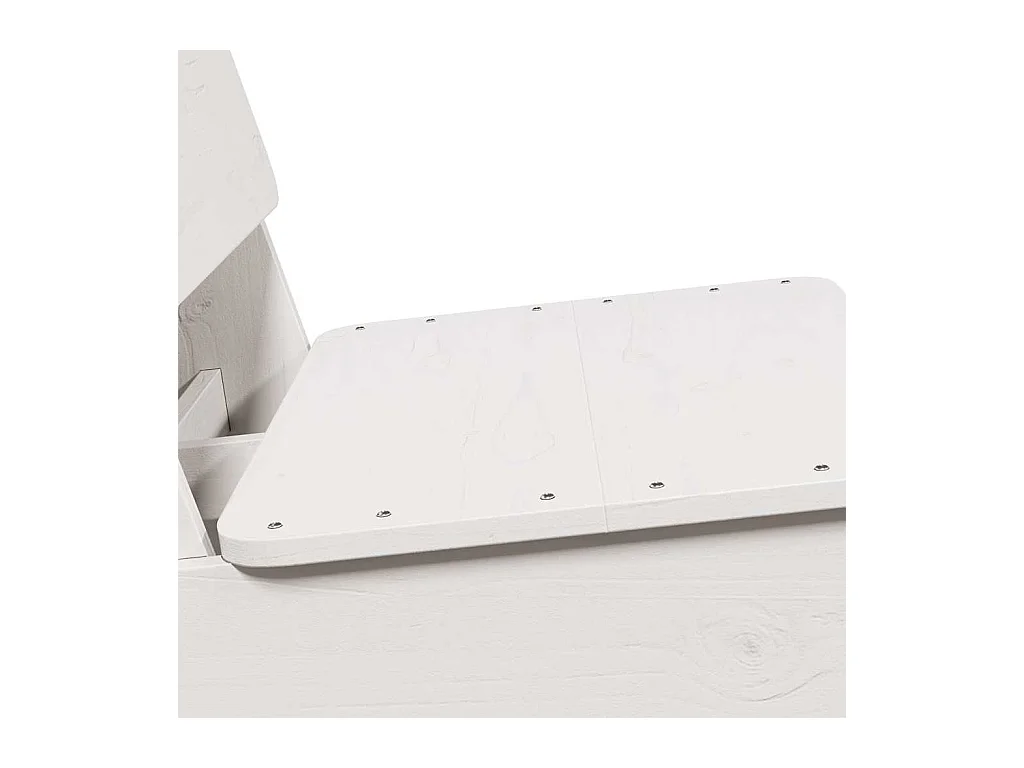 Cadeiras de jardim 2 peças 60x64x70,5 cm pinho maciço branco