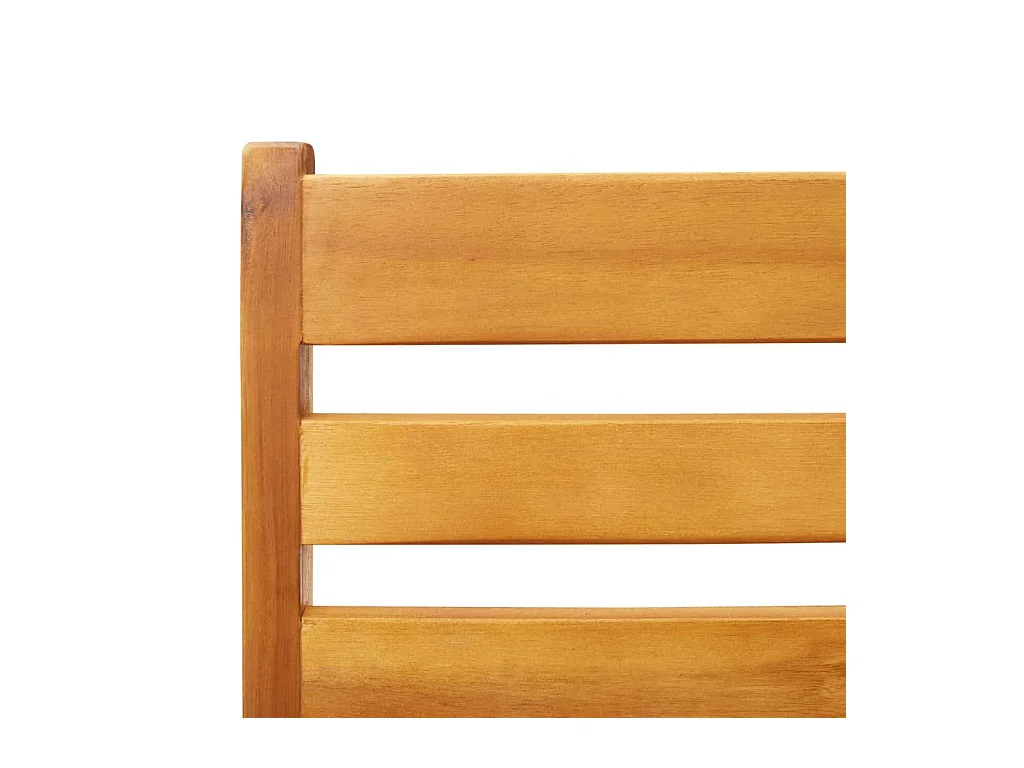 Tuinfauteuil 2 stuks 66,5 x 65 x 81 cm massief acaciahout