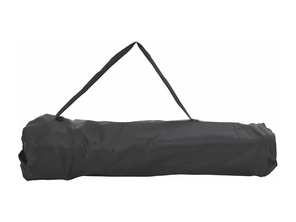 Chaise de camping avec poche pliable lot de 2 noir