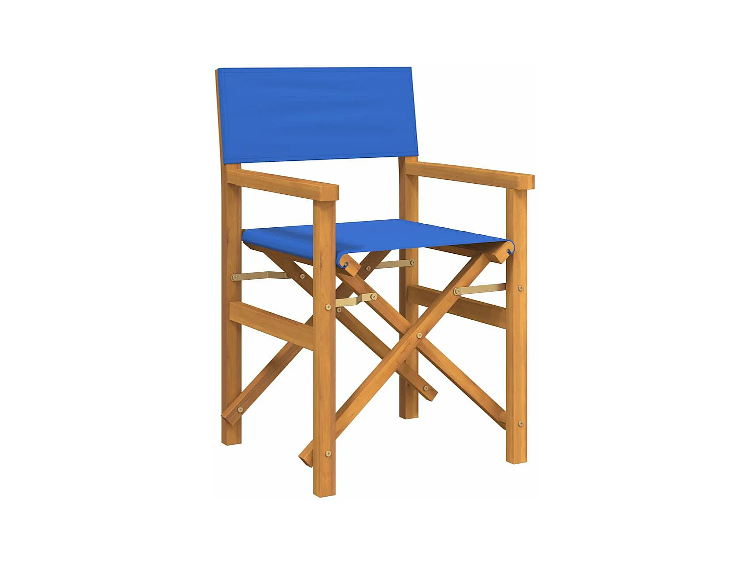 Chaises de metteur en scène pliantes lot de 2 Bois teck massif