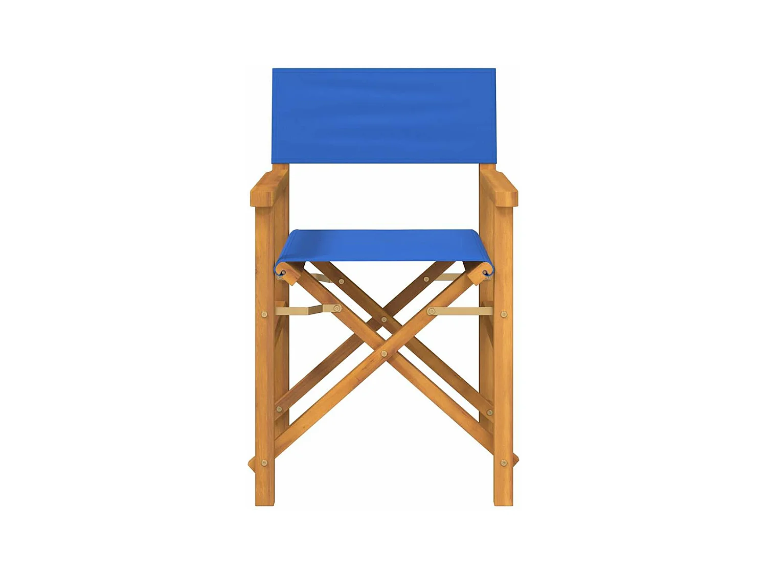 Chaises de metteur en scène pliantes lot de 2 Bois teck massif