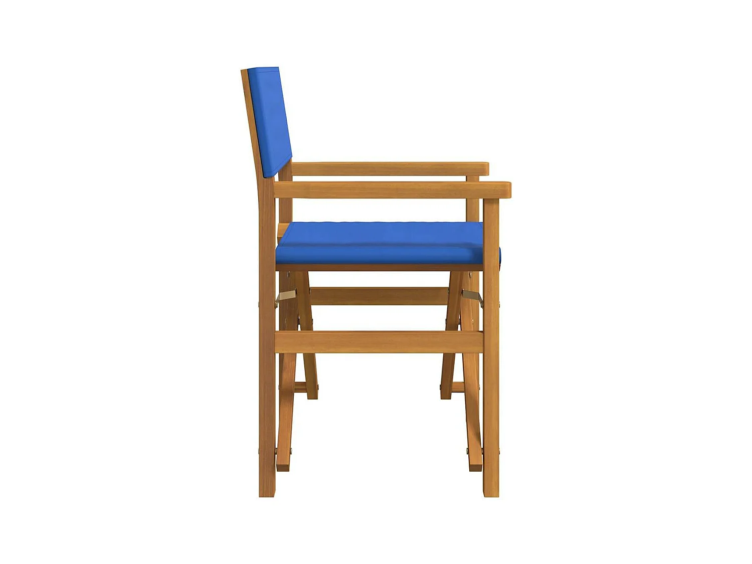 Chaises de metteur en scène pliantes lot de 2 Bois teck massif