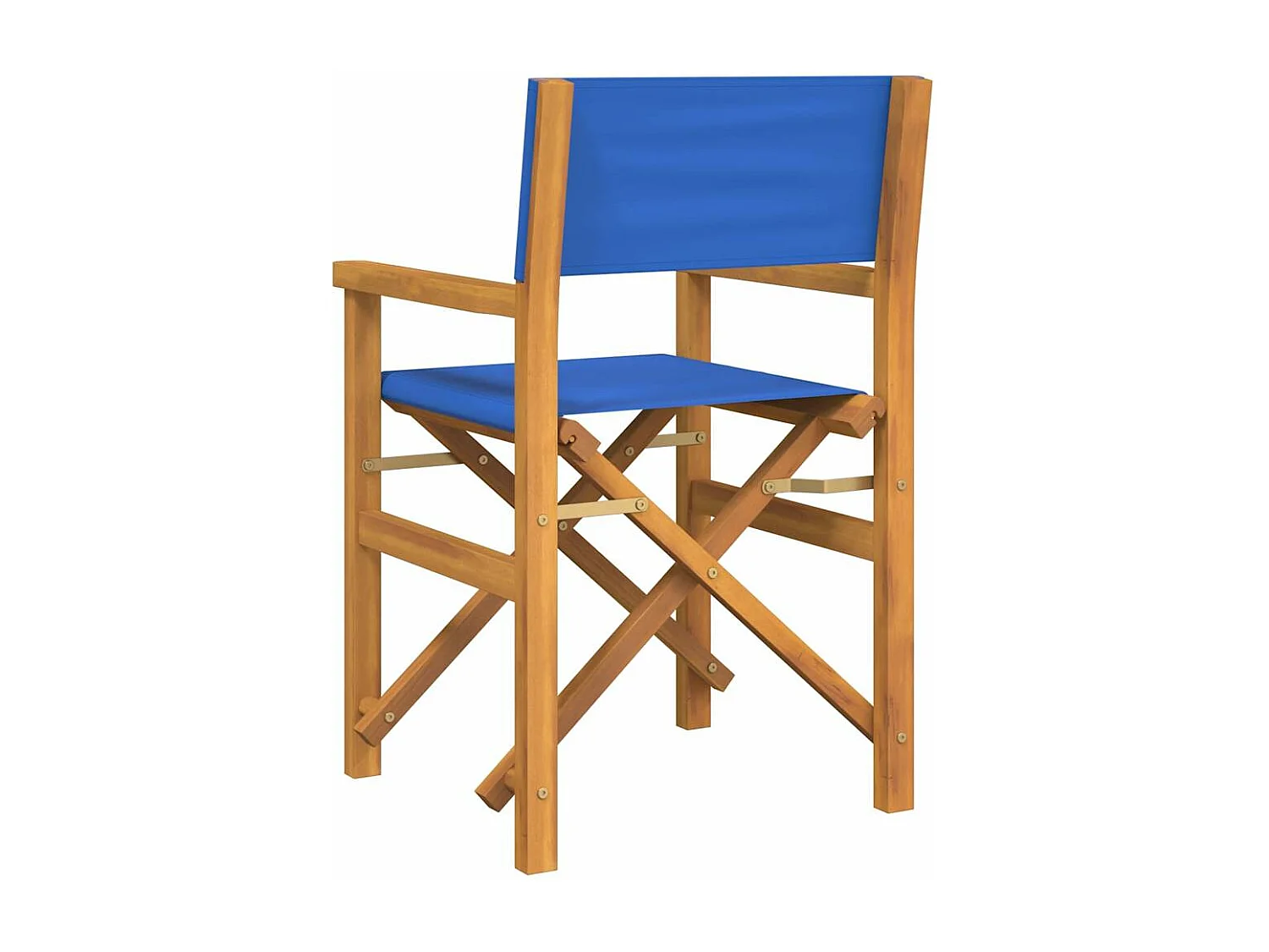 Chaises de metteur en scène pliantes lot de 2 Bois teck massif