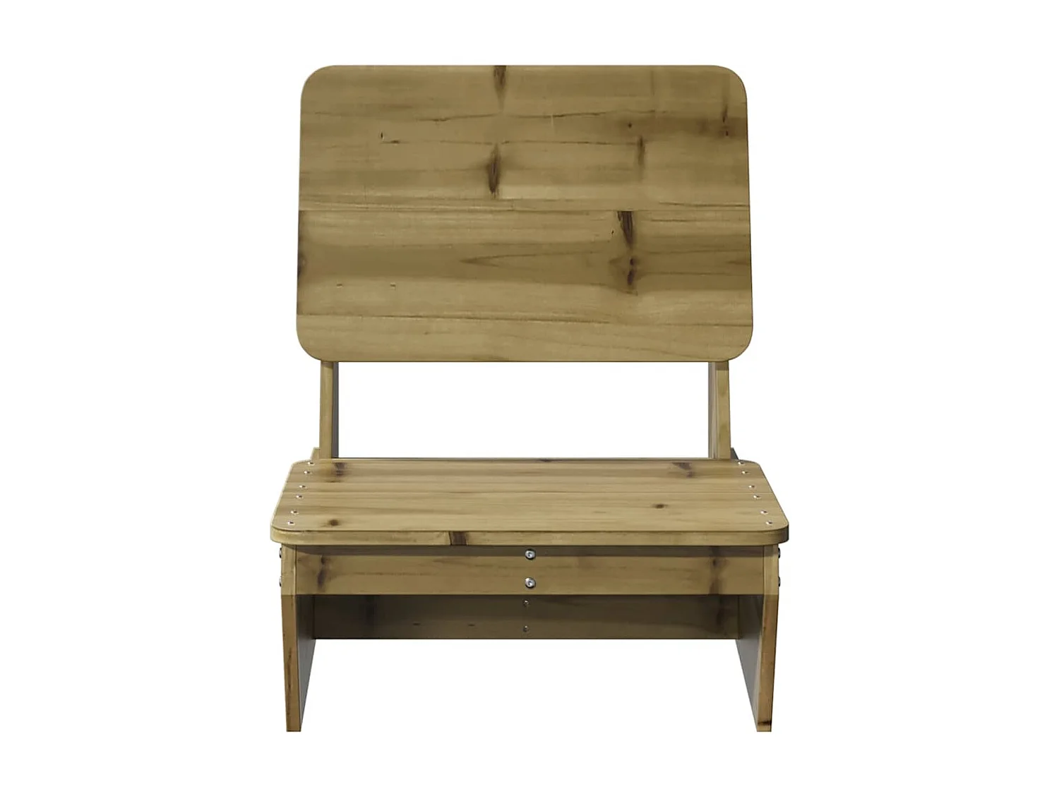 Tuinstoelen 2 st 60x64x70,5 cm geïmpregneerd hout