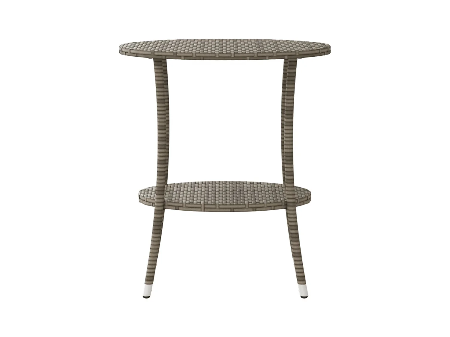 Chaises inclinables de jardin lot de 2 et table résine tressée