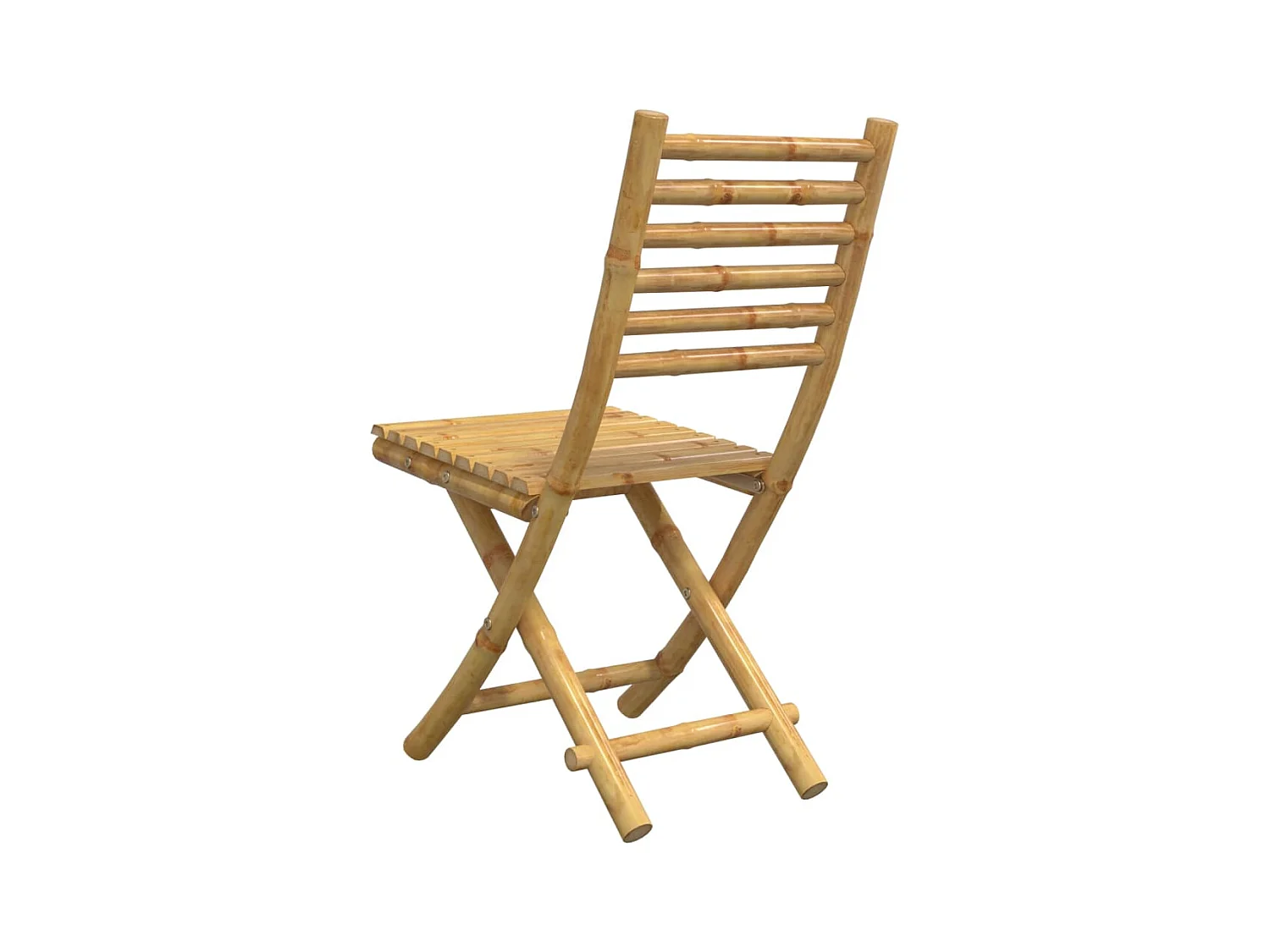 Chaises pliables de jardin lot de 6 43x54x88 cm bambou
