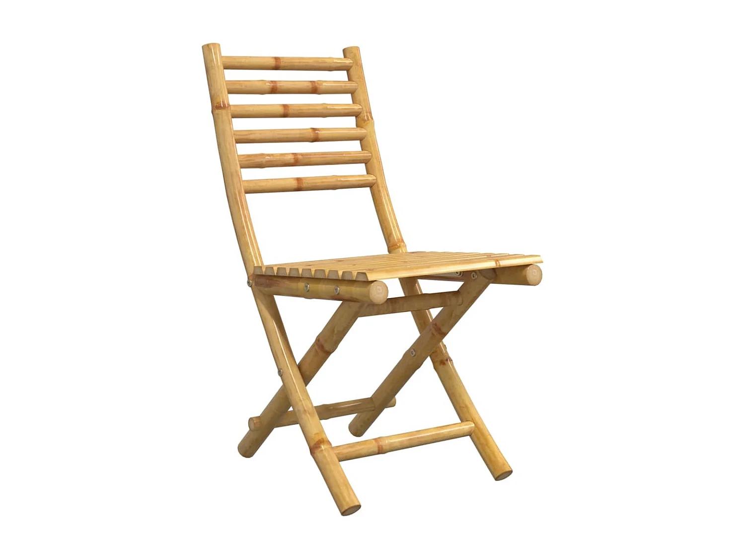 Chaises pliables de jardin lot de 6 43x54x88 cm bambou