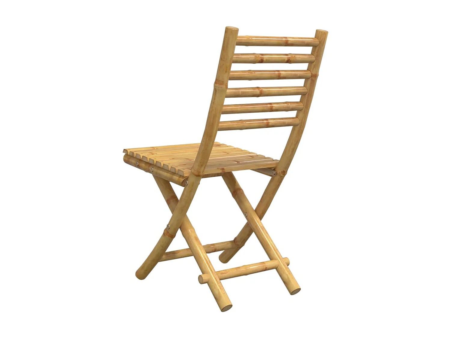 Chaises pliables de jardin lot de 6 43x54x88 cm bambou