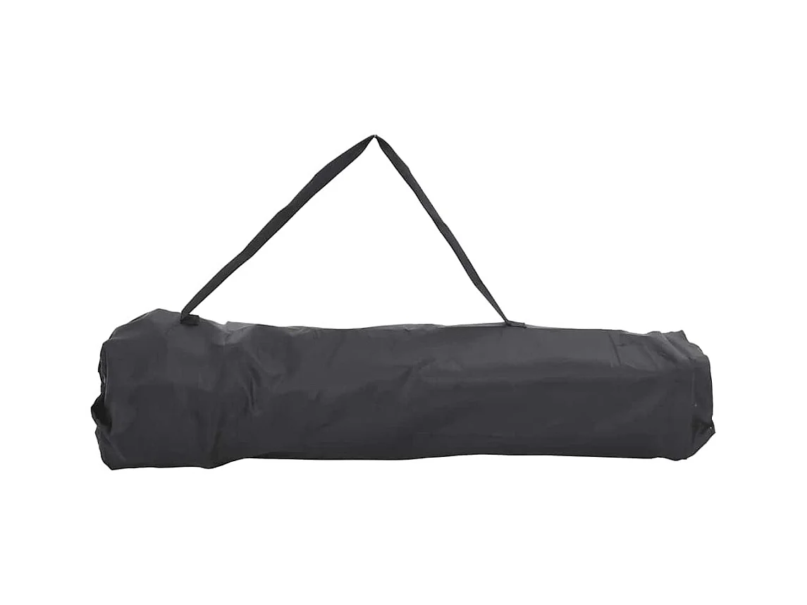 Chaise de camping avec poche pliable lot de 2 bleu