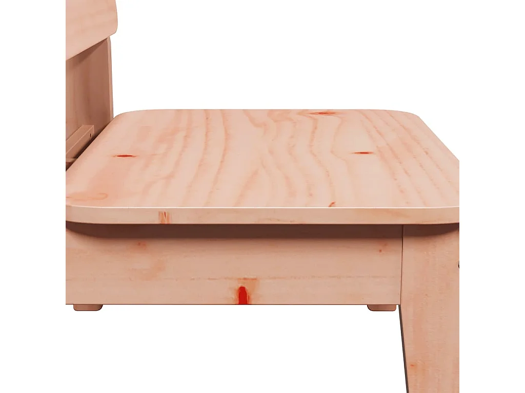 Tuinstoelen 2 st 60x52,5x72 cm massief douglashout