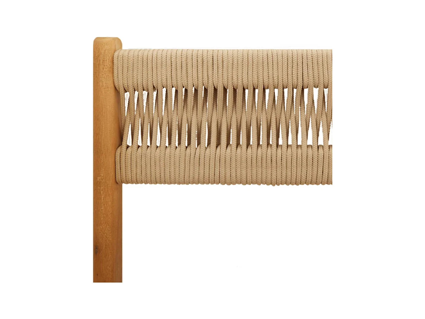 Cadeiras de bistrô 2 peças acácia maciça e polipropileno bege