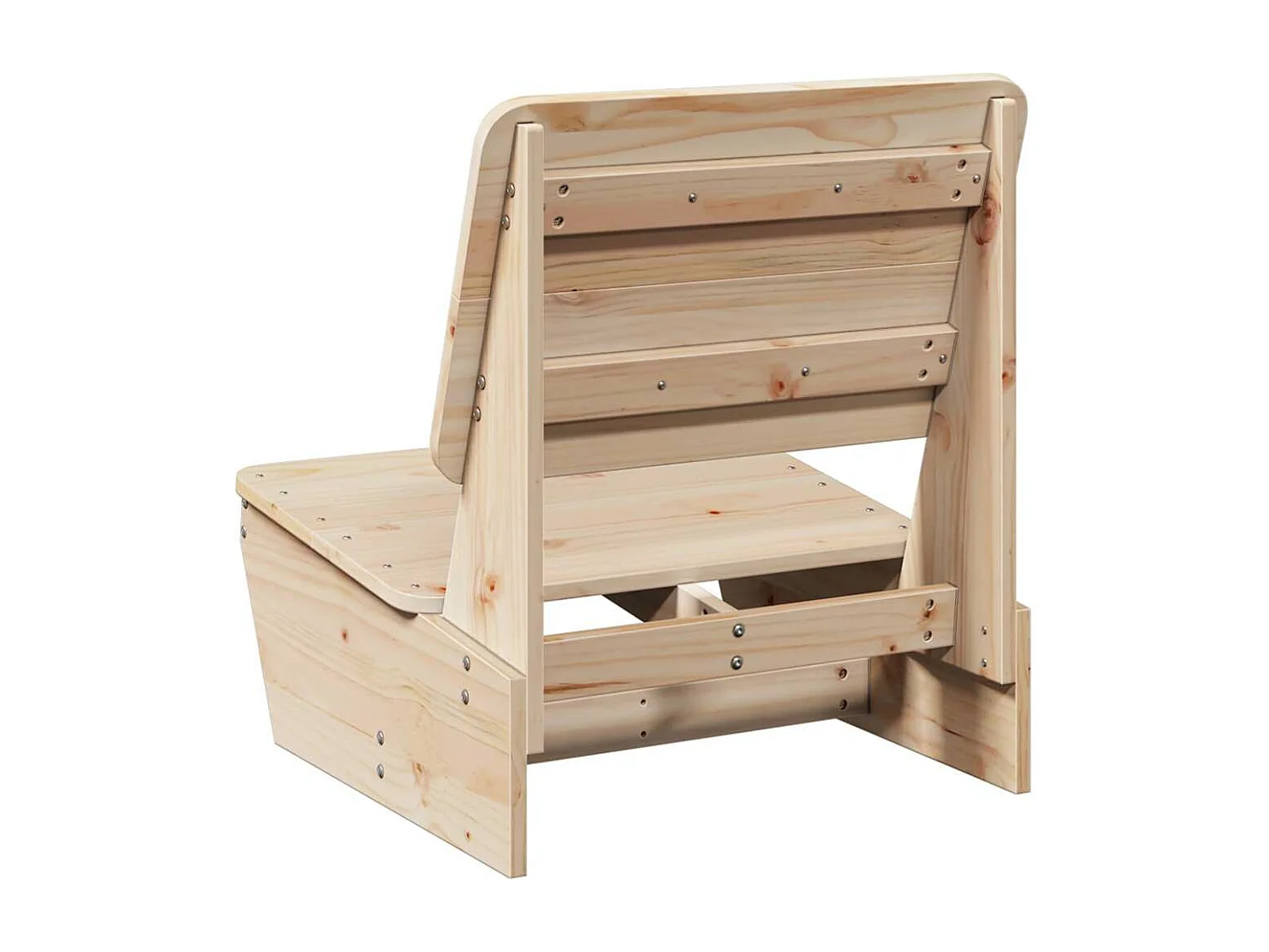 Tuinstoelen 2 st 60x64x70,5 cm massief grenenhout
