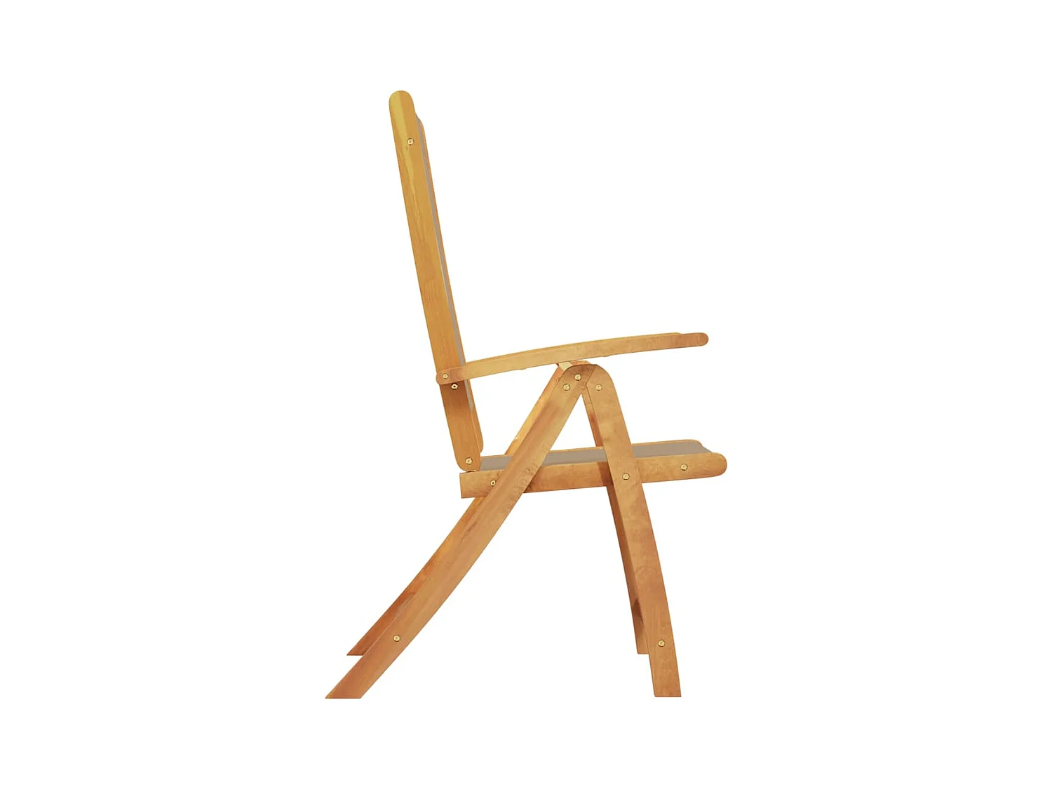 Tuinstoelen inklapbaar 2 stukkenmassief acaciahout en textileen