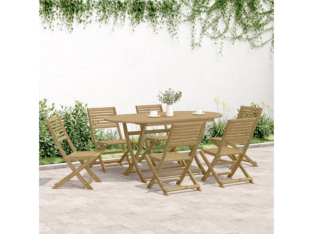 Cadeiras de jardim dobráveis 6 peças 48,5x61,5x87cm acácia maciça