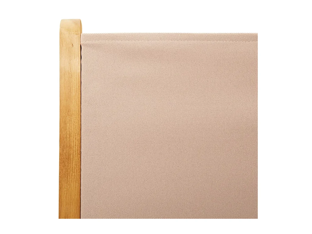 Cadeiras jardim reclin. 6 peças tecido e madeira maciça