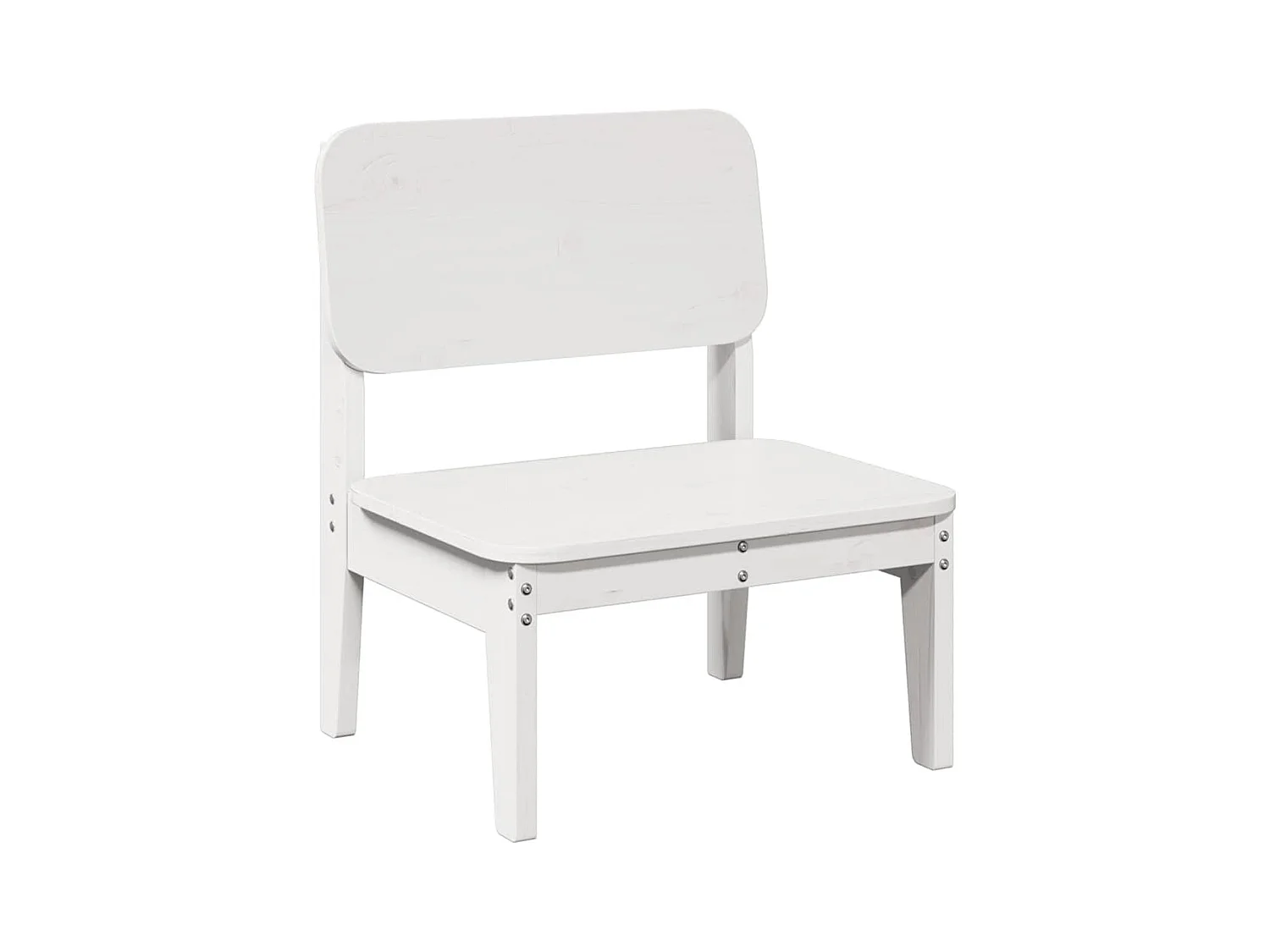 Cadeiras de jardim 2 peças 60x52,5x72 cm pinho maciço branco