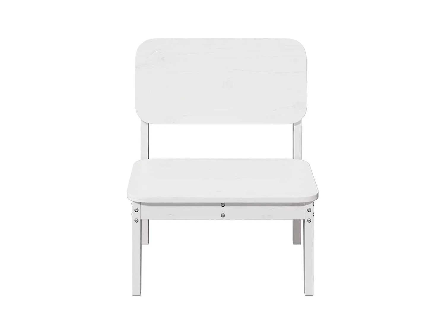 Cadeiras de jardim 2 peças 60x52,5x72 cm pinho maciço branco