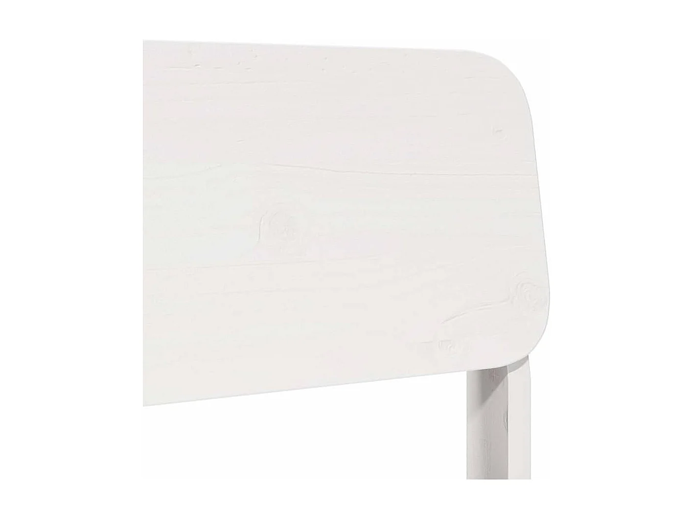 Chaises de jardin lot de 2 blanc 60x52,5x72 cm bois massif pin