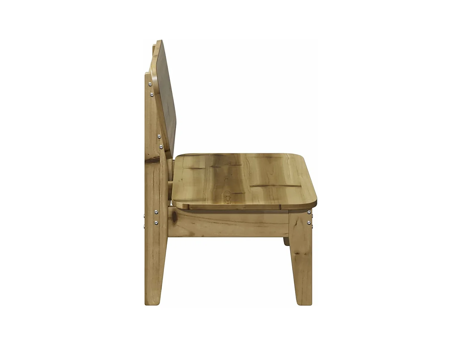 Tuinstoelen 2 st 60x52,5x72 cm geïmpregneerd hout