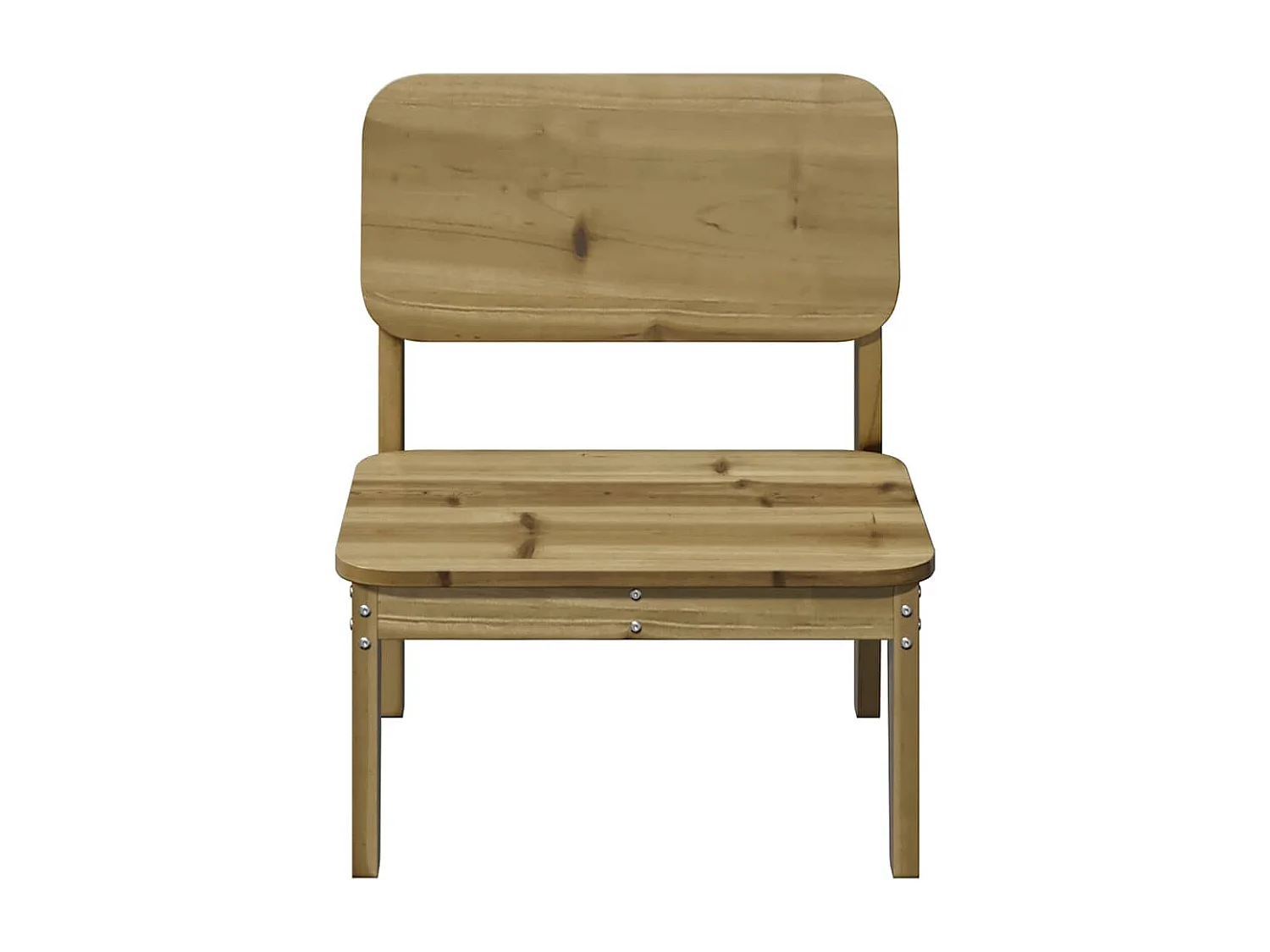 Tuinstoelen 2 st 60x52,5x72 cm geïmpregneerd hout