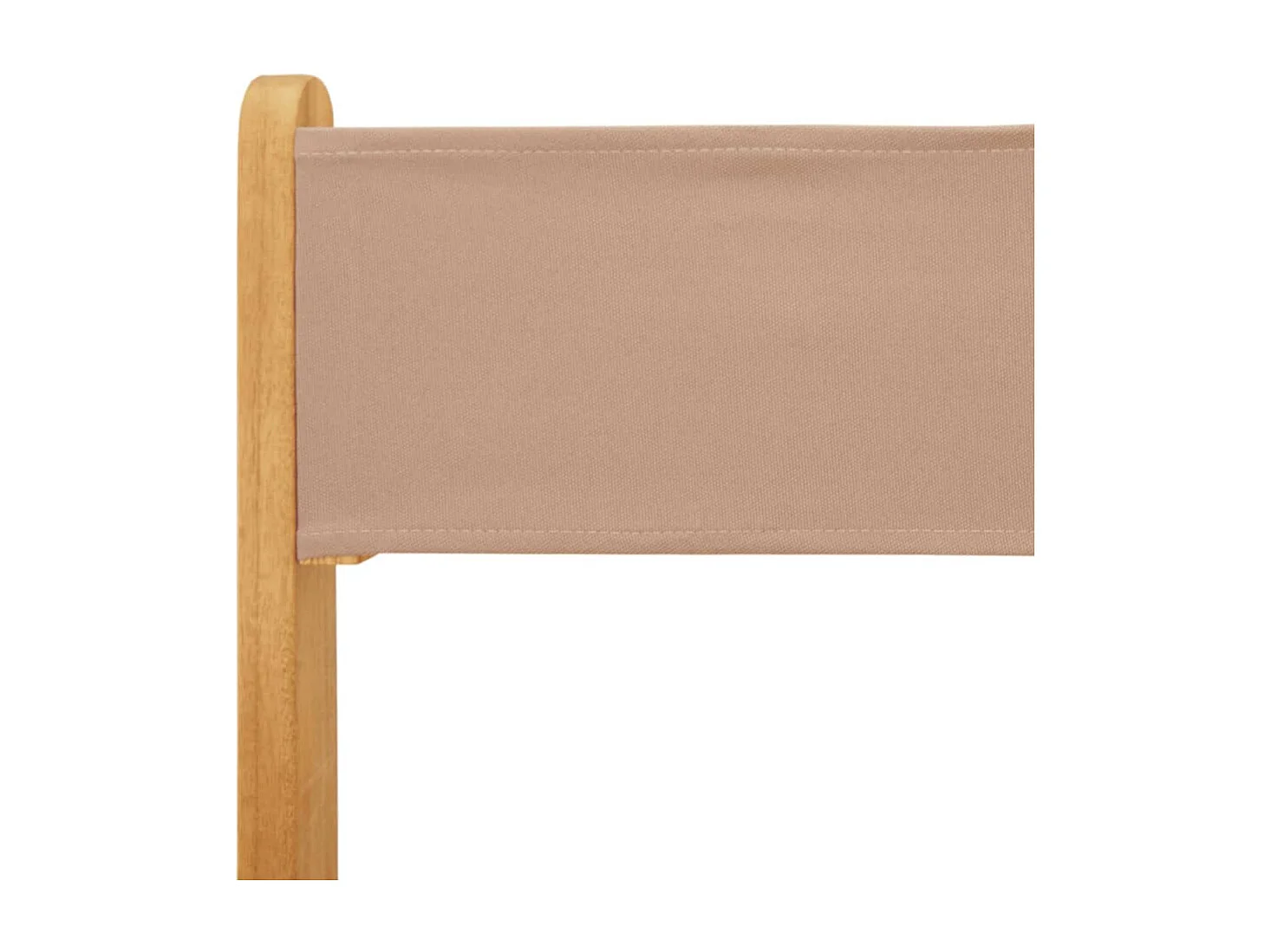 Chaises de jardin pliantes lot de 6 taupe tissu et bois massif