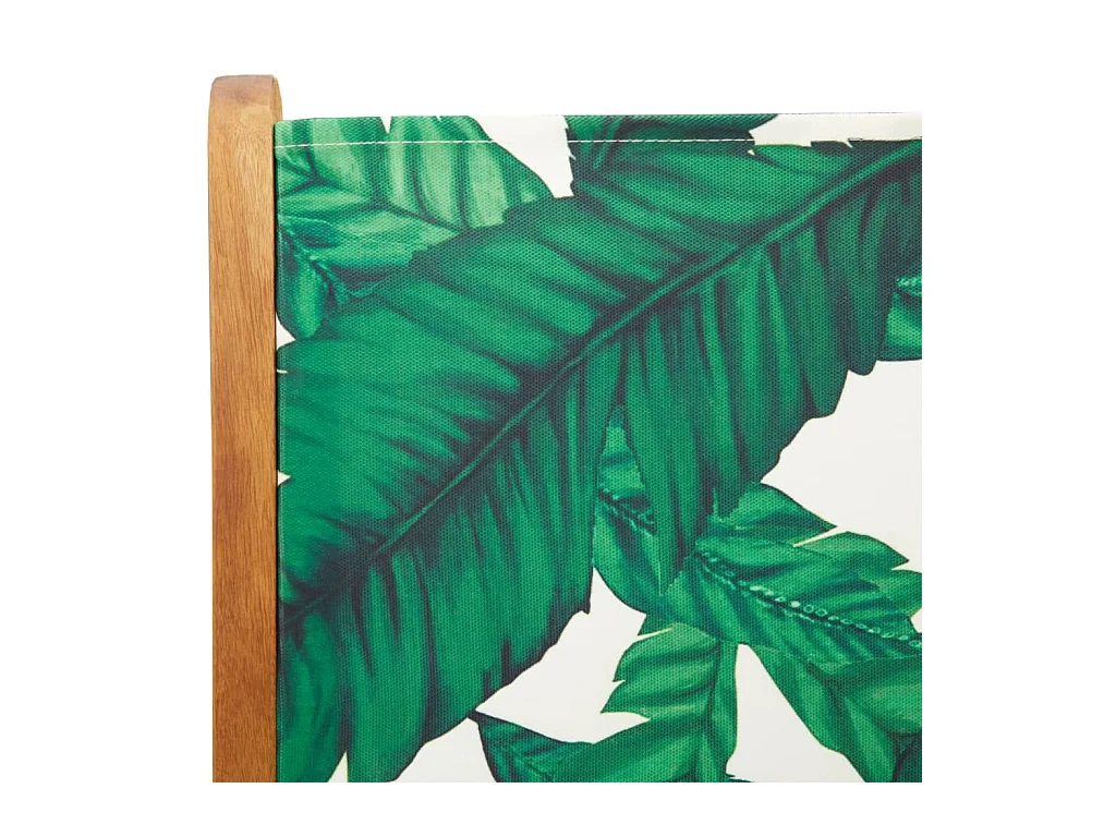 Chaises inclinables de jardin lot de 6 vert tissu bois massif