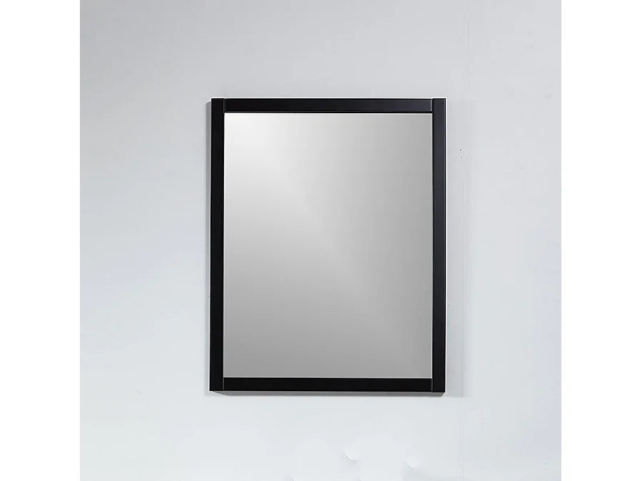 Espejo NEO rectangular 56x70cm con marco negro mate