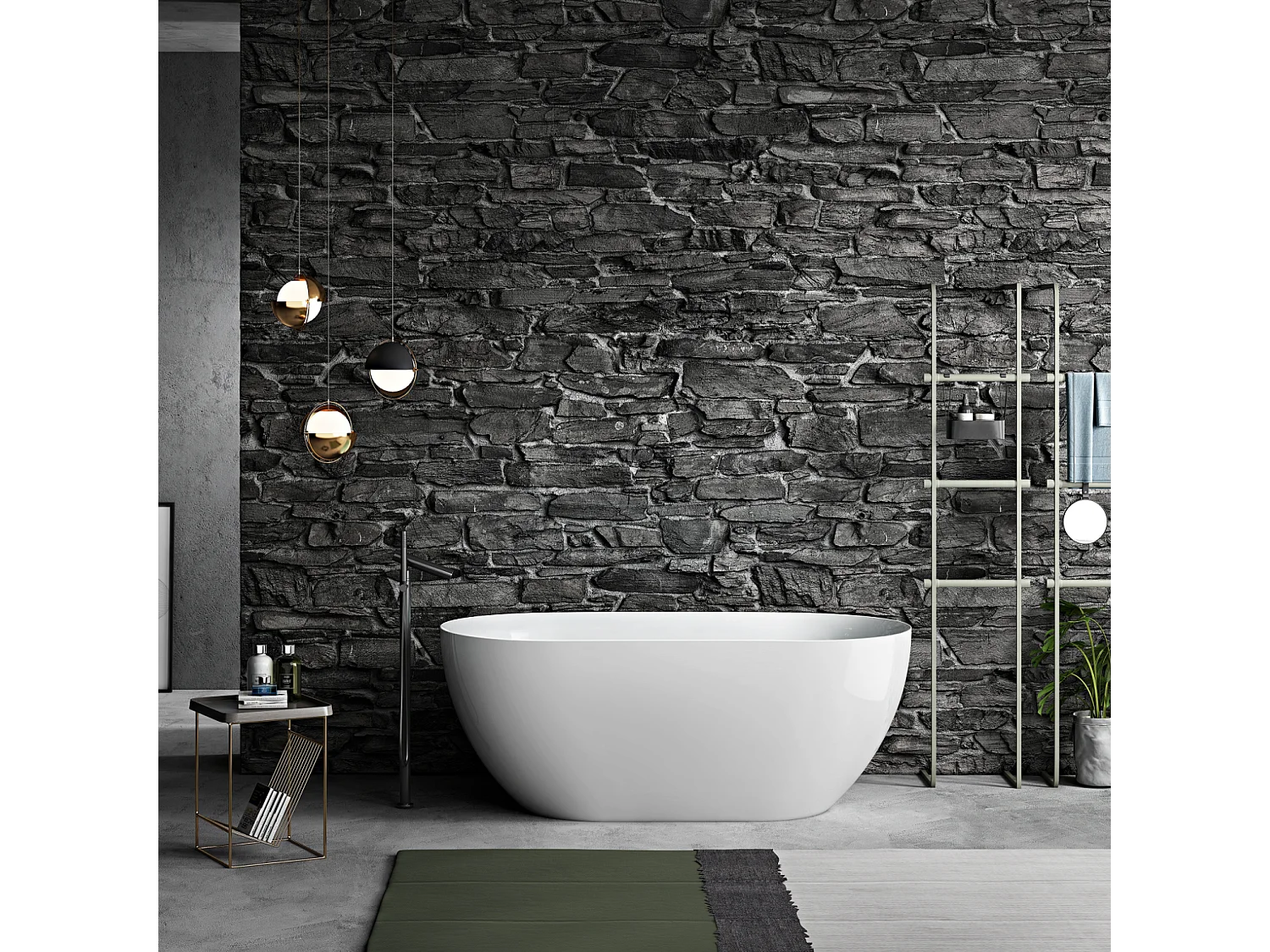 Freistehende Badewanne LISBON 160 cm