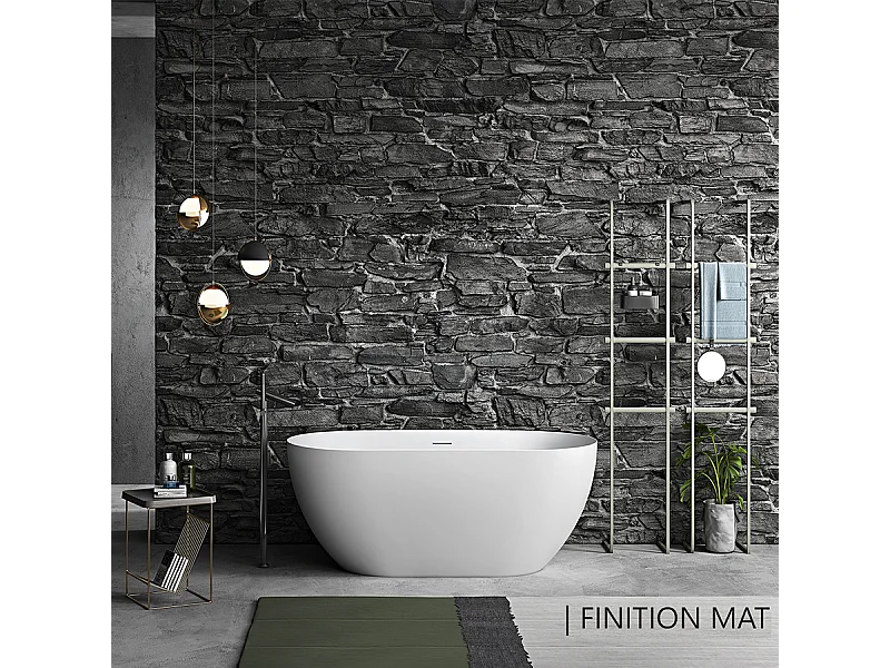Freistehende Badewanne LISBON MATT 160 cm