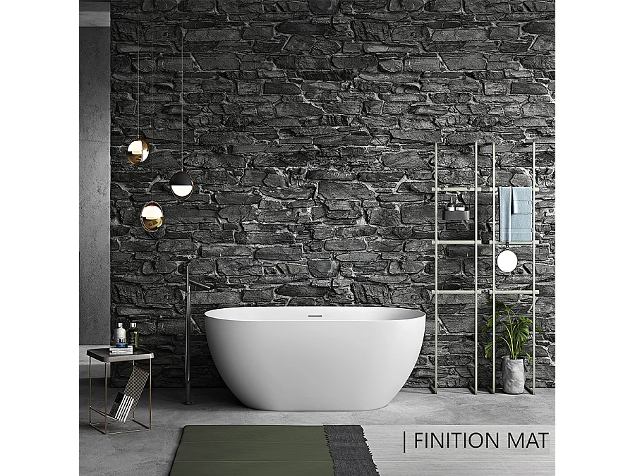 Freistehende Badewanne LISBON MATT 160 cm