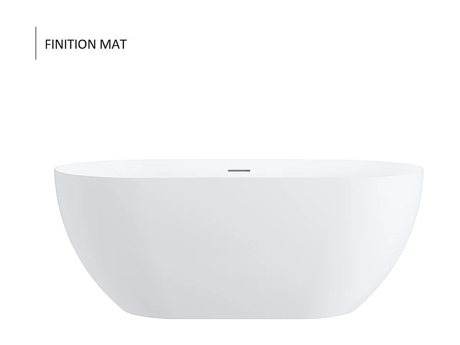 Freistehende Badewanne LISBON MATT 160 cm